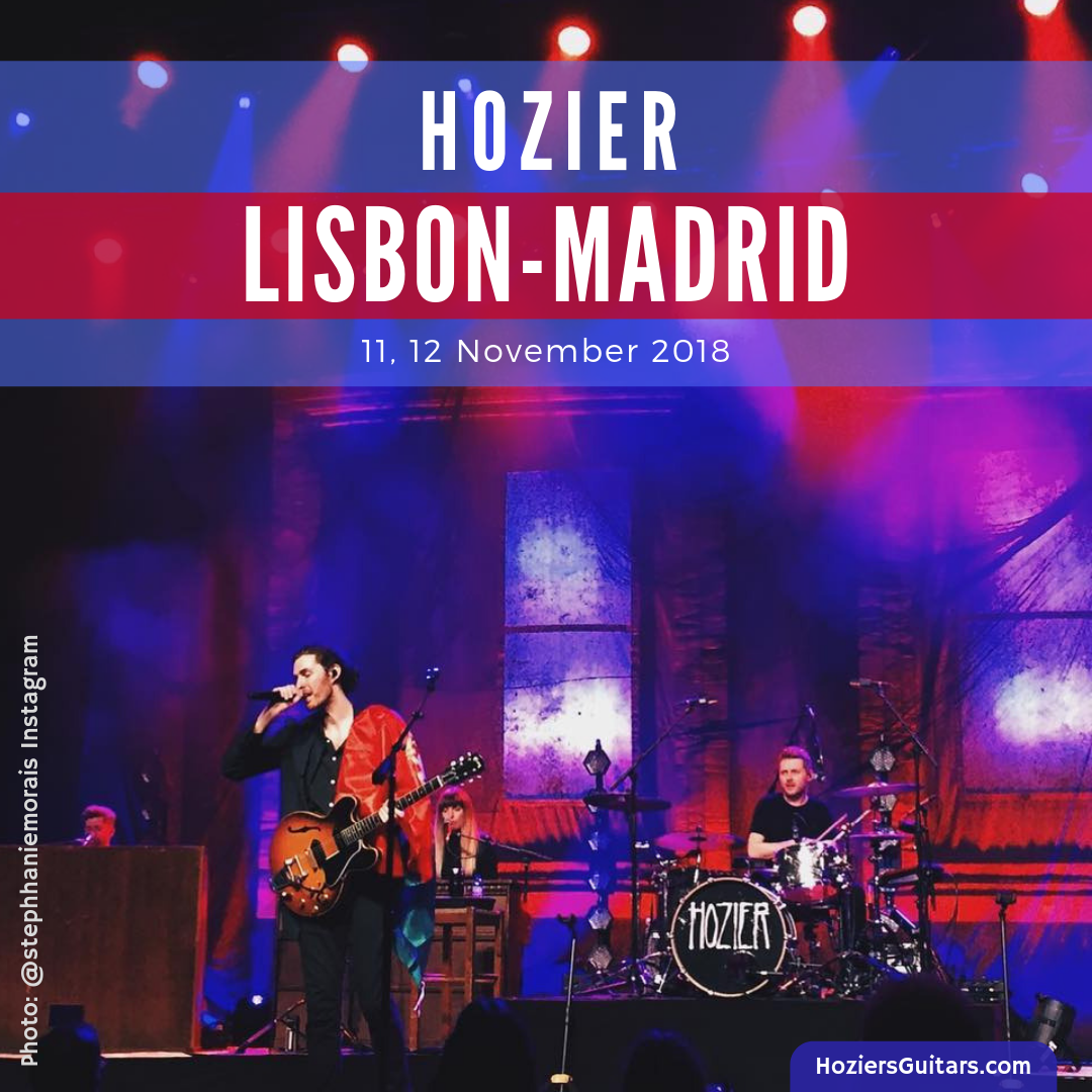 Hozier Europe 2018 Lisbon-Madrid
