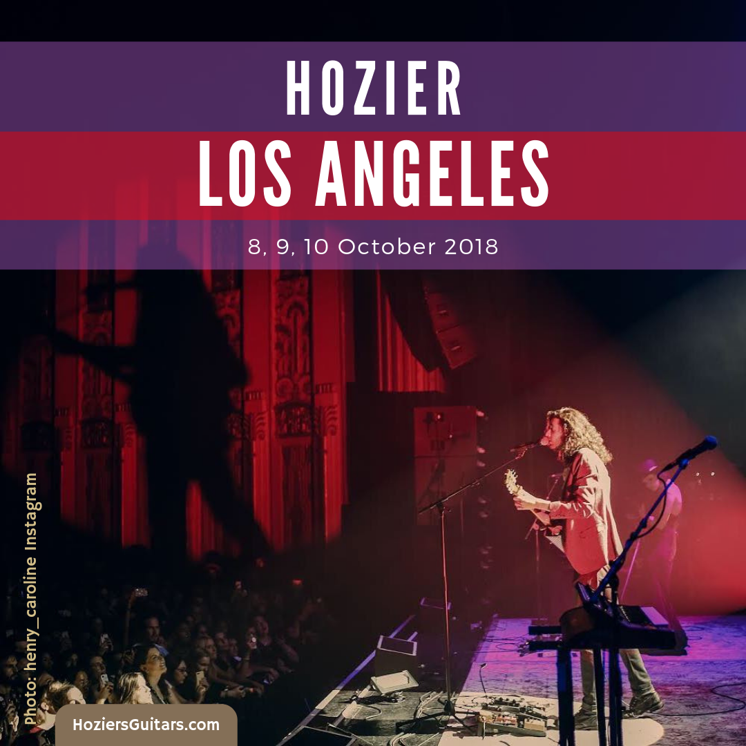 Hozier Los Angeles 2018