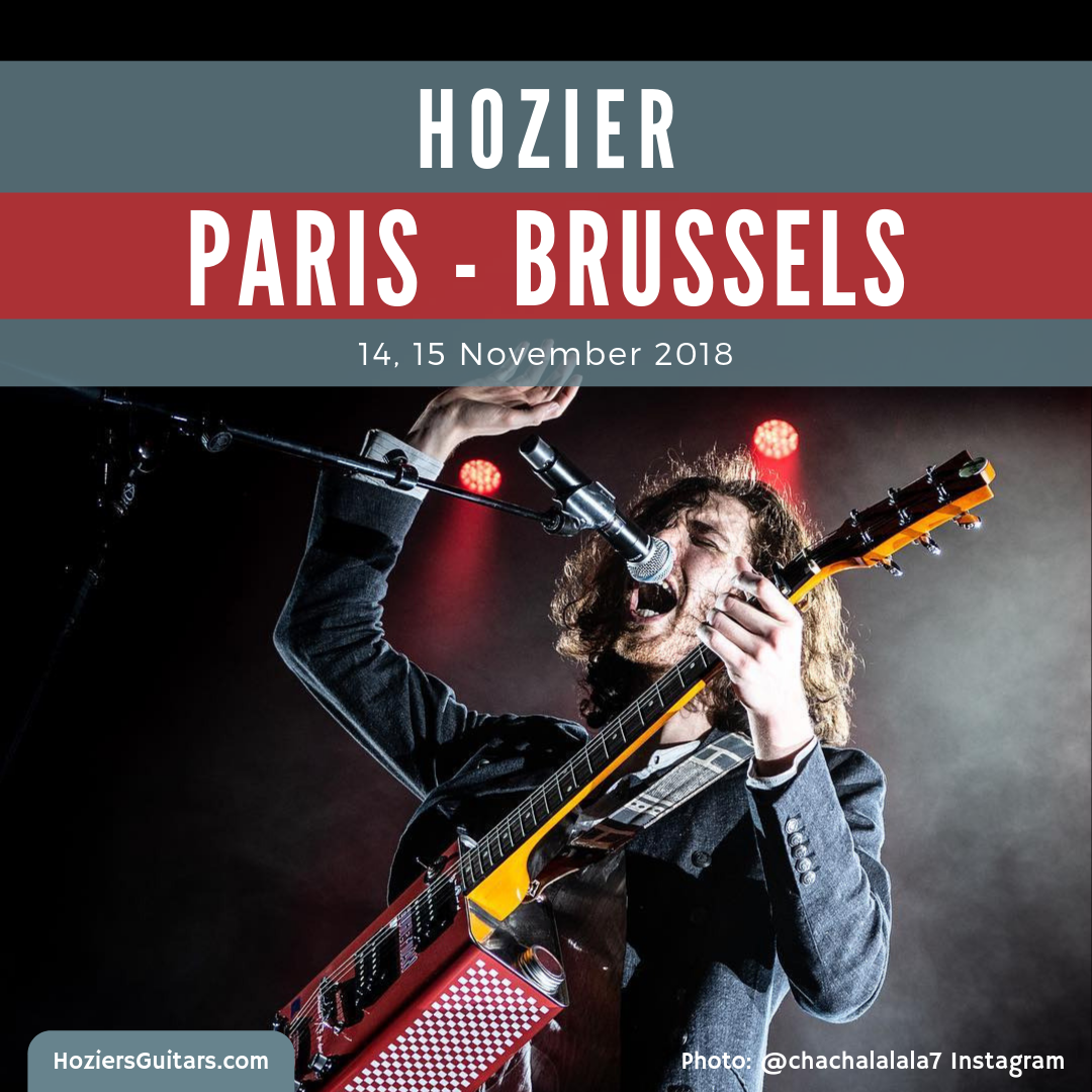 Hozier Europe 2018 Paris-Brussels